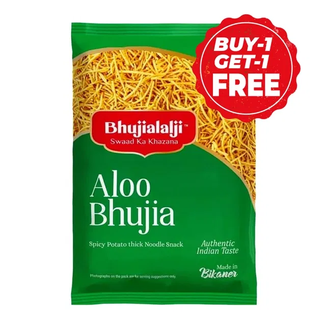 भुजियालालजी आलू भुजिया 2X150 g (1 के साथ 1 मुफ्त)