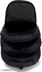 Nylon Backpack for Men & Women, Black