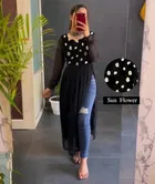 Georgette Straight Kurti for Women 
