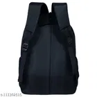 Polyester Backpack for Men & Women, Black