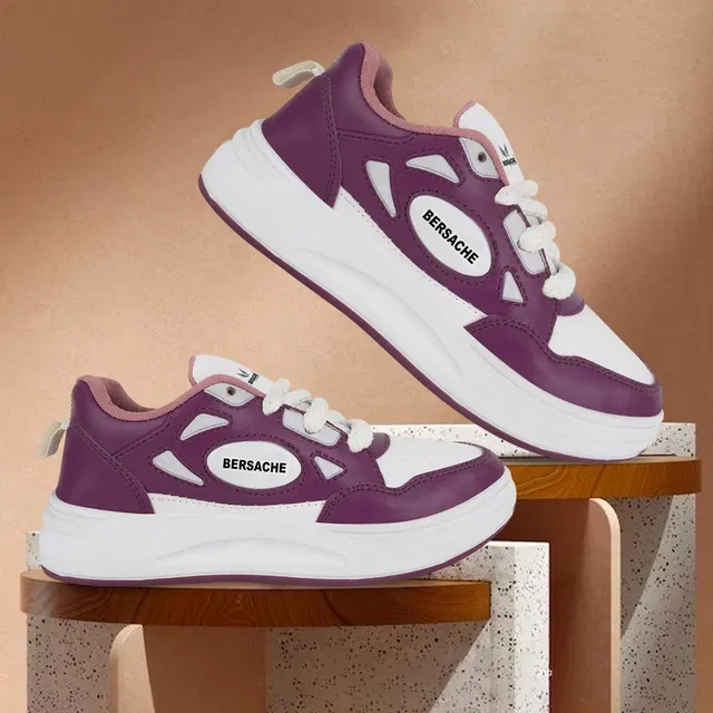 Casual Shoes for Women, Maroon (5)