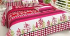 Polycotton Double Bedsheet with 2 Pillow Cover 