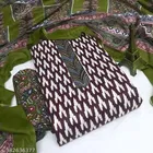 Cotton Printed Unstitched Dress Material for Women 