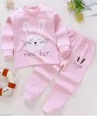 Hosiery Printed Top & Bottom Set for Kids 