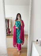 Embroidered Anarkali Party Suit for Women 