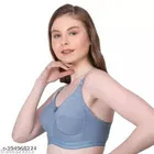 Cotton Blend Solid Non Padded Bras for Women 