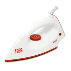 Electric Dry Iron (White & Red, 1000 W)