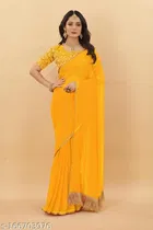 Chiffon Printed Saree for Women 