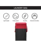 Cloth Laundry Baskets, Red & Black 