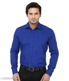 Cotton Solid Full Sleeves Shirt for Men 