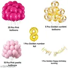 39 Pcs 8th Birthday Decoration kit, Multicolour, Set of 1