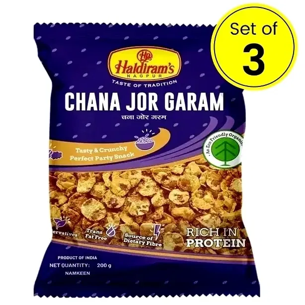हल्दीराम चना जोर गरम 3X150 g (पैक ऑफ 3)