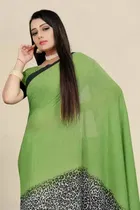 शारदा क्रिएशन जॉर्जेट प्रिंटेड साड़ी 