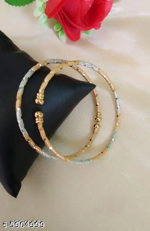 Trendy Bracelet & Bangles for Women, Free Size, Pack of 6