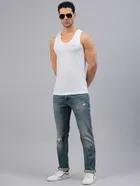 Lux Parker Cotton Solid Vest for Men, Pack of 3 