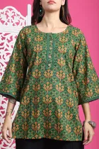 Cotton Printed Top for Women 