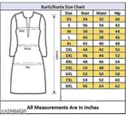 Rayon Solid Kurti for Women 