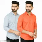 Polycotton Solid Shirts for Men, Multicolor 