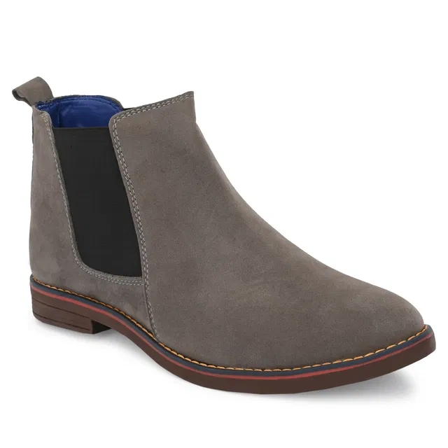 Boots for Men (Grey, 6)