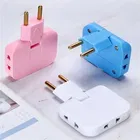 Multi Socket Adapter (Multicolor, Pack of 1)