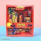 Combo of Spiderman & Unicorn Theme Stationery Kit for Kids 