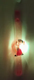 Plastic Chota Bheem Light Rakhi for Kids 