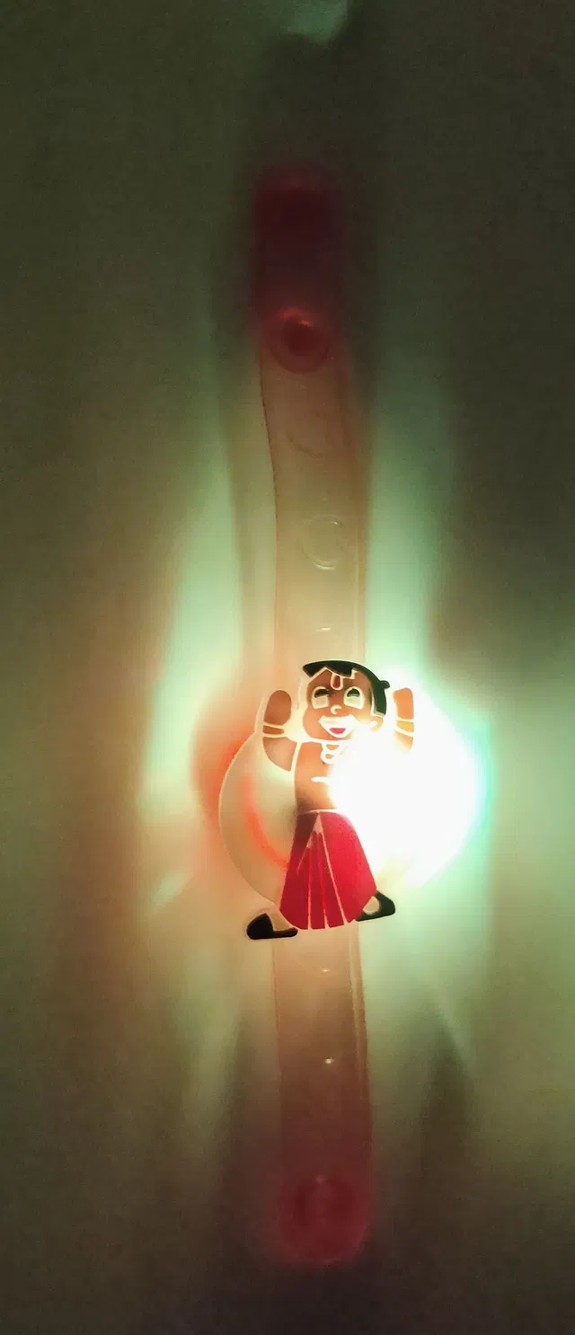 Plastic Chota Bheem Light Rakhi for Kids (Multicolor, Pack of 1)