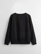 Women's Graphic Print Long Sleeve Round Neck Sweatshirt 