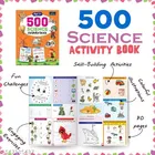 Little Explorers WORLD Fun Activity Edition with Stickers + 500 Science Activity Book Age 5+ – Set of 2 Engaging and Educational Books for Young Learners