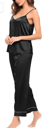 Satin Solid Night Suit for Women 