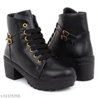 Boots for Women (Black, 3)