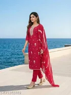 Printed A-line Kurta Set for Women 