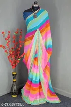 Georgette Embellished Saree for Women 