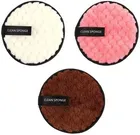 Cotton Makeup Remover Pads for Washable Face Clean Sponge Makeup Remover (set of 3 }