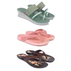 Combo of Heels with Slippers & Sandals for Women 