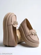 Shoetopia Girls Casual Shoes Beige 