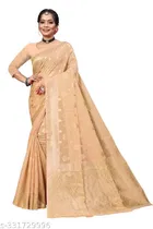 Chanderi Cotton Zari Woven Saree for Women 