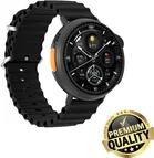 Tecsox GT9 IPS TFT Display Big Inch Dial Smart Watch - Black