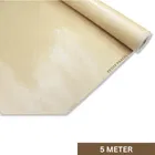 Oddy Laminated Brown Book Cover Paper Roll (5 meter, Pack of 1)