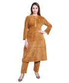 Super Soft Solid Kurti with Pant for Women 