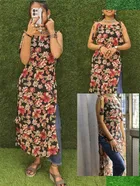 Side Cut Georgette Kurti for Women 