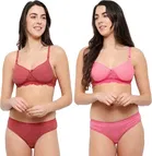 Cotton Blend Lingerie Set for Women 