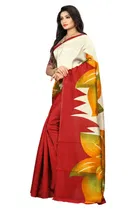 Mysore Silk Printed Saree for Women 
