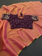 Art Silk Solid Saree for Women 