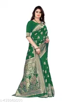 Silk Zari Woven Saree for Women 