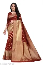 Chanderi Cotton Zari Woven Saree for Women 