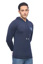 Polycotton Printed Hoodie for Men 