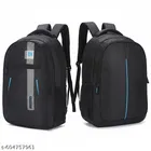 Polyester Backpack for Men & Women, Black