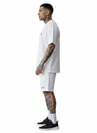 Polyester Printed Co-Ord Set for Men, White 