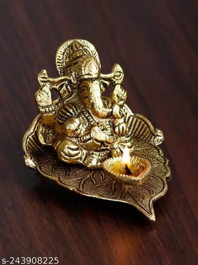 God Ganeshji Diya (Gold)